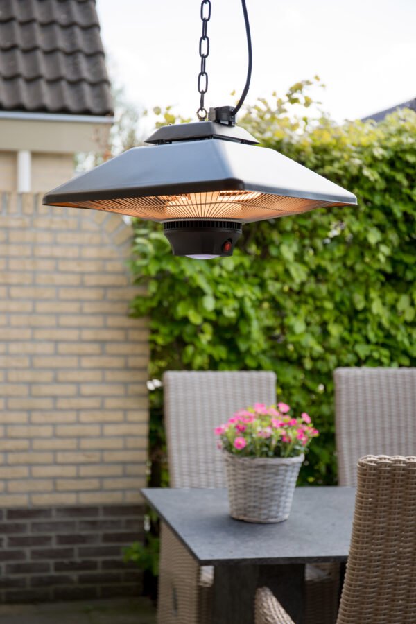 SUNRED | Heater | CE17SQ-B, Spica Bright Hanging | Infrared | 2000 W | Black | IP24 - Image 4