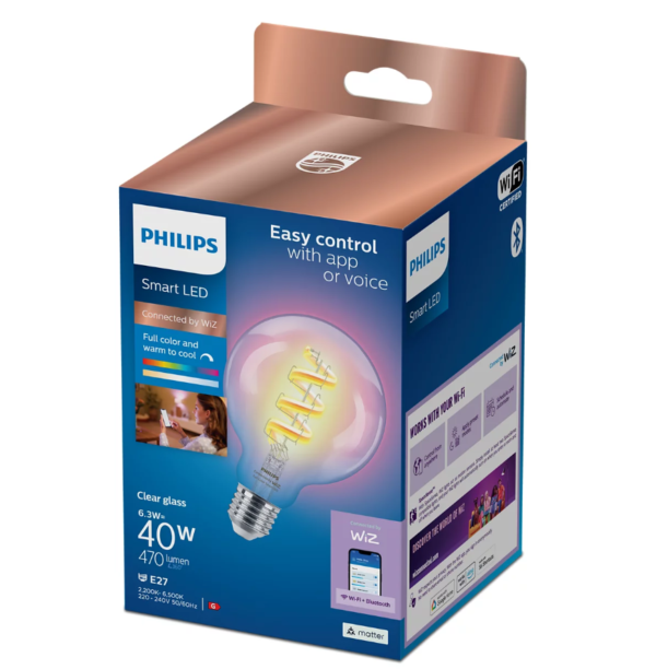 Philips Smart | E27 | 6.3 W | RGB light - Image 2