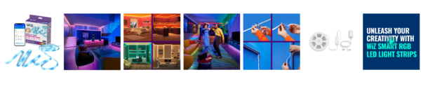 WiZ Smart WiFi RGB LED strip, 4m|5.3 W|RGB - Image 2