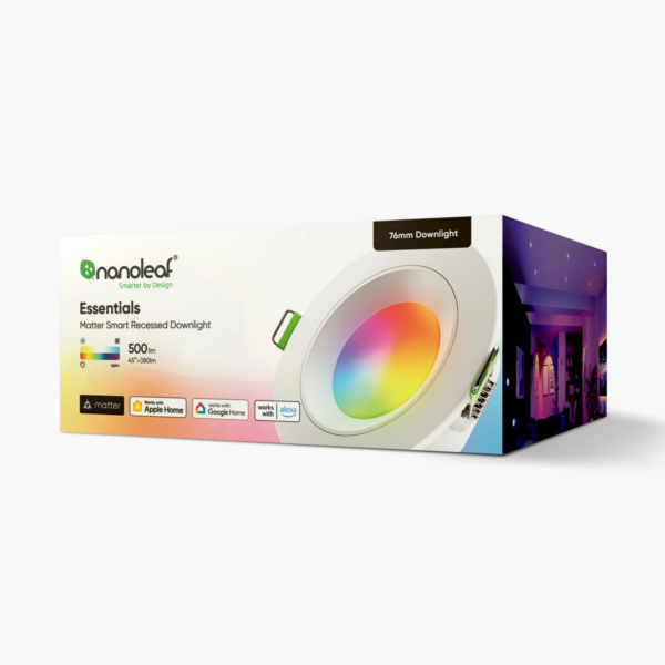 Nanoleaf Essentials Smart Downlight Matter 450Lm | 6 W | RGBCW | Bluetooth - Image 3