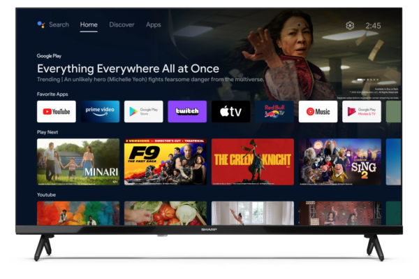 Sharp | Smart TV | 32FH2EA | 32" | 81 cm | 720p | Android TV - Image 2
