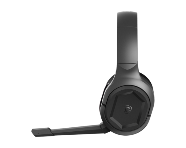 MSI | Gaming Headset | Immerse GH50 Wireless | Wireless | Over-Ear | Microphone | Wireless | Black - Image 3