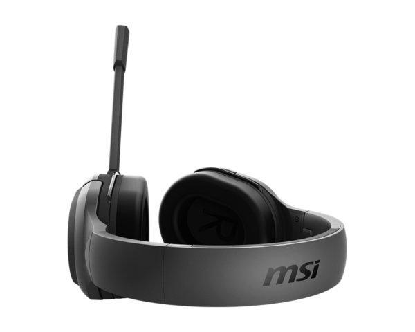 MSI | Gaming Headset | Immerse GH50 Wireless | Wireless | Over-Ear | Microphone | Wireless | Black - Image 5