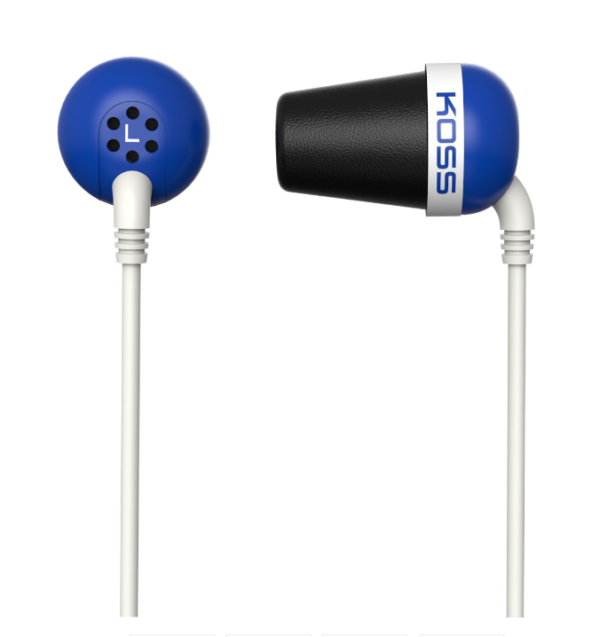 Koss | Plug | Wired | In-ear | Noise canceling | Blue
