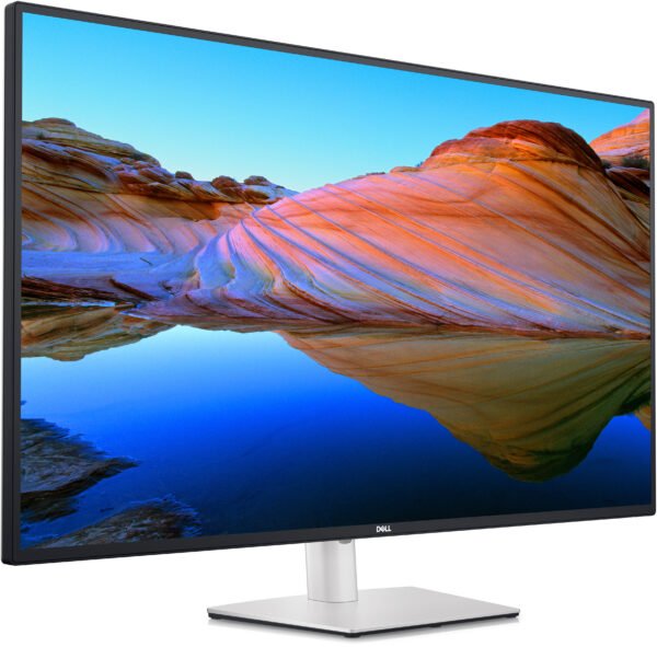 Dell UltraSharp | U4323QE | 42.51 in | IPS | 4K 3840 x 2160 at 60 Hz | 350 cd/m² | 2xHDMI, 2xDisplayPort, USB-C | 90 Watt | Height, pivot (rotation), swivel, tilt | Speaker(s) | Built-in Ethernet - Image 3