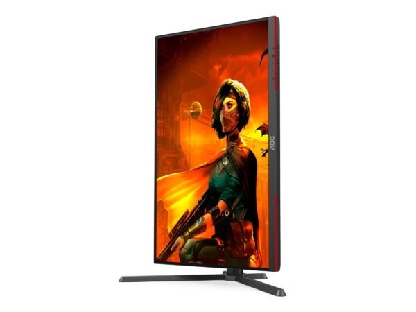 AOC Gaming | U27G3X | 27 in | Fast IPS | 4K 3840 x 2160 (DisplayPort: 160 Hz, HDMI: 144 Hz) | 2xHDMI, 2xDisplayPort | Height, pivot (rotation), swivel, tilt | None - Image 4