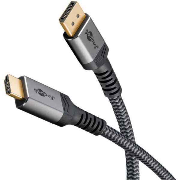 Goobay 65269 | Male | DisplayPort | Male | HDMI | 2 m | Black - Image 2