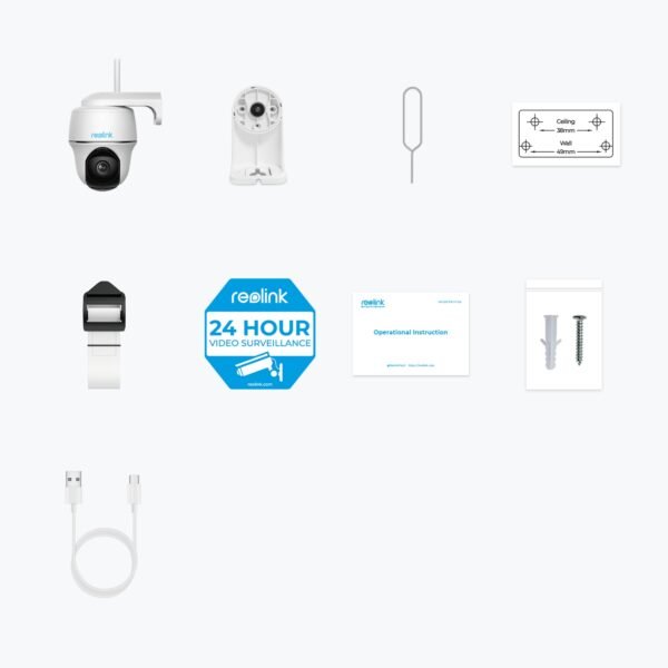 Reolink Smart Pan and Tilt Wire-Free Camera | Argus Series B430 | PTZ | 5 MP | Fixed | H.265 | Micro SD, Max. 128 GB - Image 4