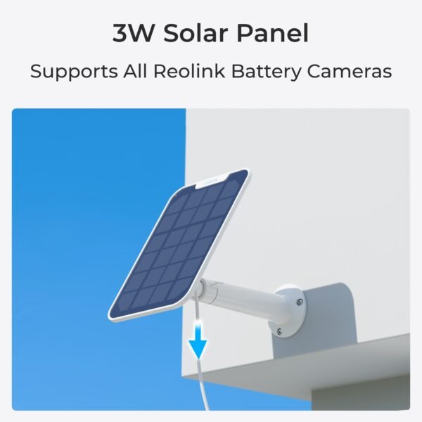 Reolink | Battery Wi-Fi Security Camera with Solar Panel | Argus Series B320 | Bullet | 3 MP | Fixed lens | IP65 | H.264 | Micro SD, Max. 128 GB - Image 5