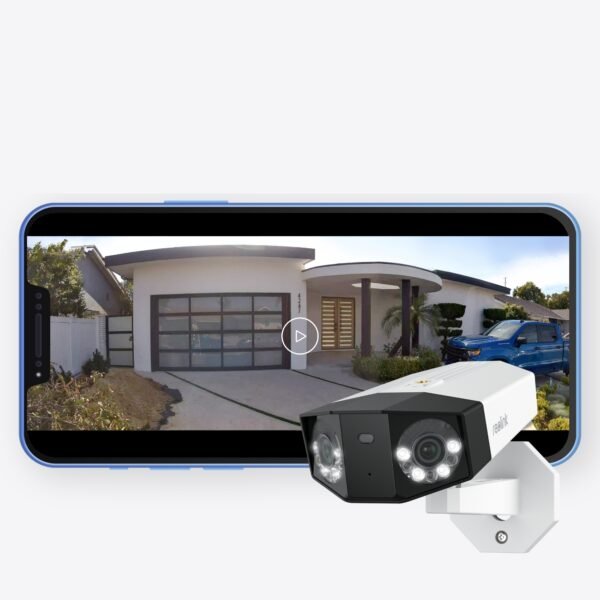 Reolink | Dual-Lens PoE Security Camera with 180° Panoramic View | Duo Series P750 | Bullet | 16 MP | 2.8mm/F1.6 | Power over Ethernet (PoE) | IP67 | H.265 | Micro SD, Max. 256 GB | White - Image 3