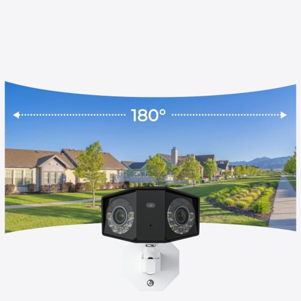 Reolink | Dual-Lens PoE Security Camera with 180° Panoramic View | Duo Series P750 | Bullet | 16 MP | 2.8mm/F1.6 | Power over Ethernet (PoE) | IP67 | H.265 | Micro SD, Max. 256 GB | White - Image 4