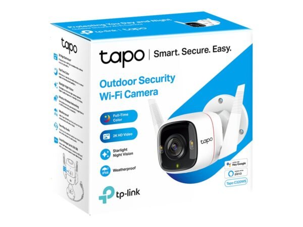 TP-Link Tapo C320WS Outdoor Security Wi-Fi Camera | TP-LINK | Outdoor Security Wi-Fi Camera | C320WS | Bullet | 4 MP | 3.89 mm | IP66 | H.264 | MicroSD - Image 6