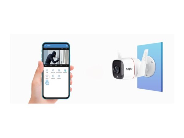TP-LINK | Outdoor Security Wi-Fi Camera | TC65 | Bullet | 3 MP | 3.89 mm/F2.2 | H.264 | Micro SD, Max. 128GB - Image 3