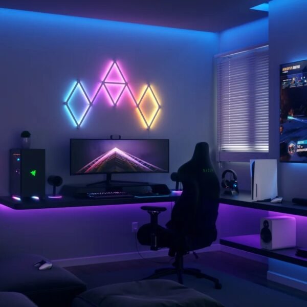 Nanoleaf|Lines Starter Kit (9 panels)|16M+ colors - Image 6