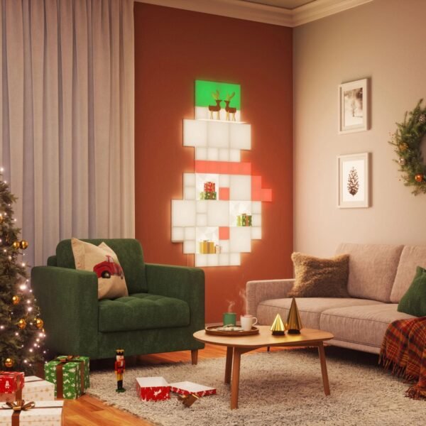 Nanoleaf Blocks Small Squares Add-On Kit (4 Panels)|16M+ colours - Image 5
