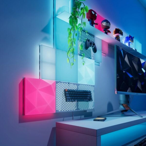 Nanoleaf Blocks Textured Big Squares Add-On Kit (2 Panels)|16M+ colours - Image 4