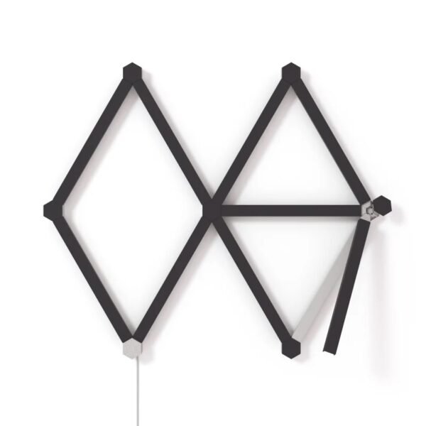Nanoleaf | Light skin cover and mounting cap set | Packaged Quantity 9 (specifications are for single item) | Black
