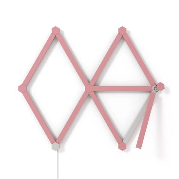 Nanoleaf | Light skin cover and mounting cap set | Packaged Quantity 9 (specifications are for single item) | Pink