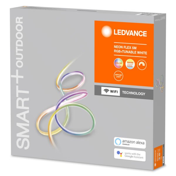 Ledvance|SMART+ WiFi Neon Flex RGBW Multicolor 15W 2700-6500K, 5 meters, Outdoor IP44, Plug Type-C (EU)|15 W|RGBW|Wi-Fi - Image 3