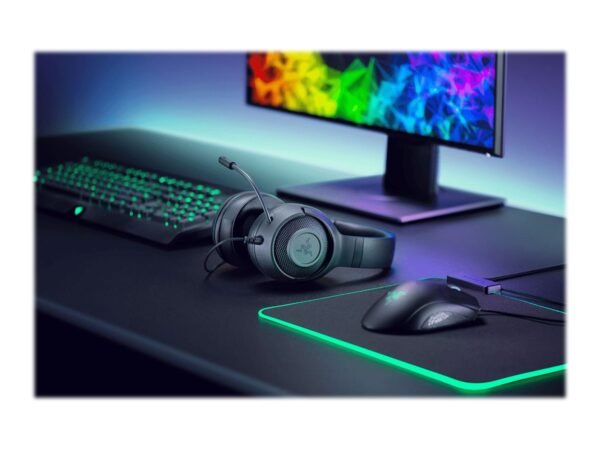Razer Kraken X Lite Gaming Headset, Wired, Microphone, Black | Razer | Kraken X Lite | Wired | Gaming Headset | Over-Ear - Image 7