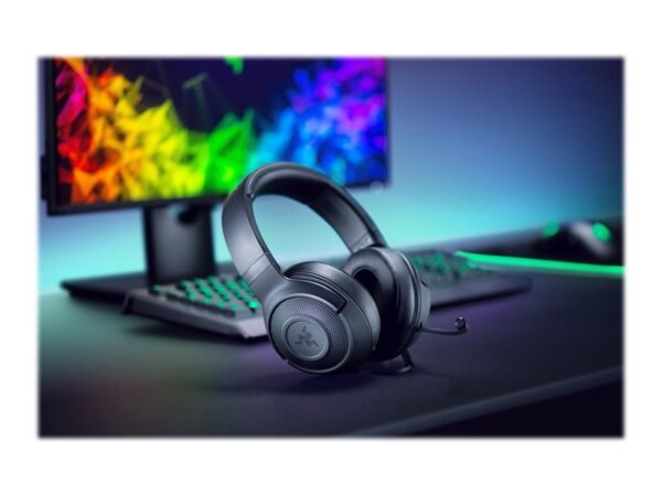 Razer Kraken X Lite Gaming Headset, Wired, Microphone, Black | Razer | Kraken X Lite | Wired | Gaming Headset | Over-Ear - Image 9