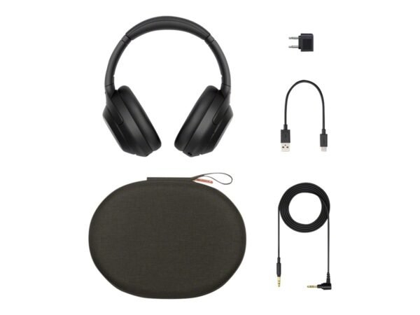 Sony Headphones | WH-1000XM4 | Bluetooth | Over-ear | Noise canceling | Noise reduction | Wireless | Black - Image 4