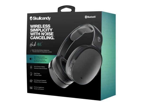 Skullcandy | Wireless Headphones | Hesh ANC | Wireless | Over-Ear | Noise canceling | Wireless | True Black - Image 6