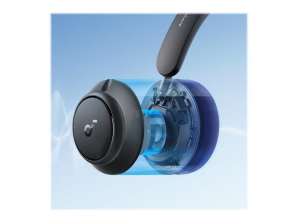 Anker Soundcore | Headphones | Space Q45 | Bluetooth | Over-ear | Microphone | Wireless | Black - Image 15