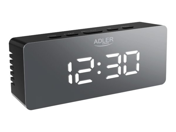 Adler | Alarm Clock | AD 1189B | Alarm function | Black - Image 2