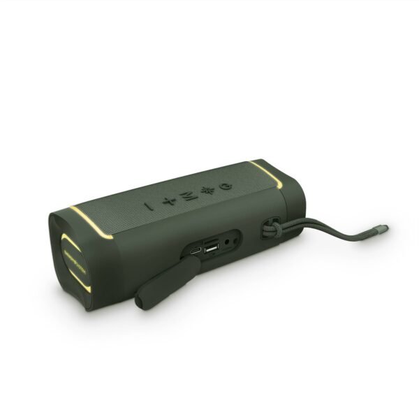 Energy Sistem | Speaker with RGB LED Lights | Yume ECO | 15 W | Waterproof | Bluetooth | Green | Portable | Wireless connection - Image 3