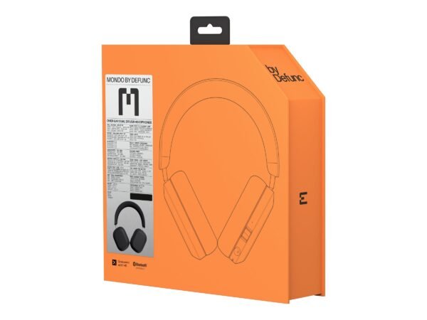 Mondo | Headphones | M1001 | Wireless | Over-Ear | Microphone | Wireless | Black - Image 5
