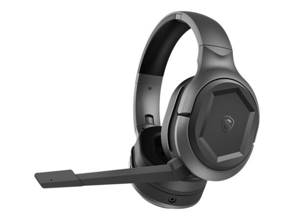 MSI | Gaming Headset | Immerse GH50 Wireless | Wireless | Over-Ear | Microphone | Wireless | Black - Image 2