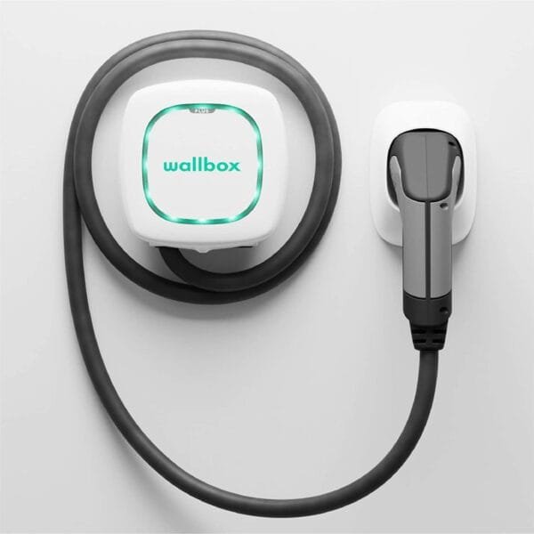 Wallbox | Pulsar Plus Electric Vehicle charger, 7 meter cable Type 2 | 22 kW | Wi-Fi, Bluetooth | Compact and powerfull EV Charging stastion - Smaller than a toaster, lighter than a laptop  Connect your charger to any smart device via Wi-Fi or Bluetooth and use the myWallbox app to easily control your charger.  Schedule charging sessions that take advantage of off-peak energy rates, monitor your charger status, and more through the myWallbox app.  Pulsar Plus is certified water and dust resistant with IP54 and IK08 protection ratings, allowing for safe installation indoors or outdoors | 7 m | White - Image 8