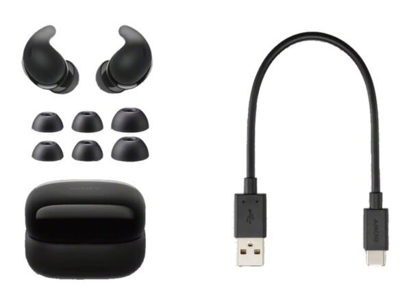 Sony Headphones | WF-LS910N LinkBuds Fit | Bluetooth | In-ear | Noise canceling | Wireless | Black - Image 6
