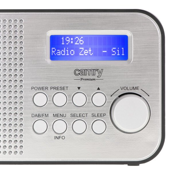 Camry | Portable Radio | CR 1179 | Alarm function | Black/Silver - Image 5