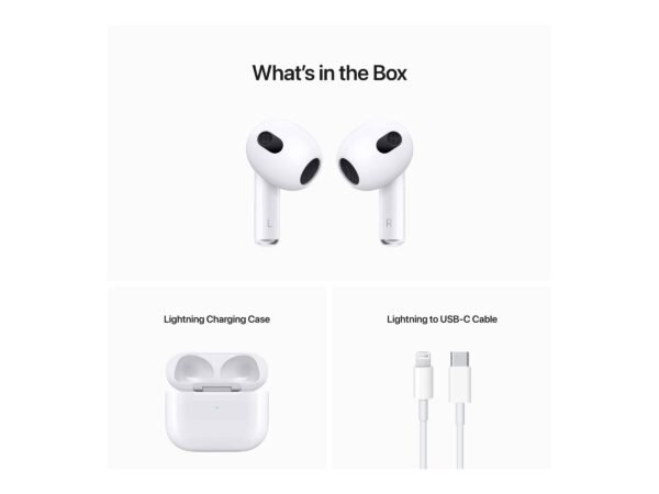 Apple | AirPods (3rd generation) | Wireless | In-ear | Wireless | White - Image 8